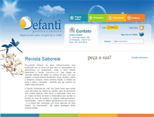 Tablet Screenshot of defanti.com.br